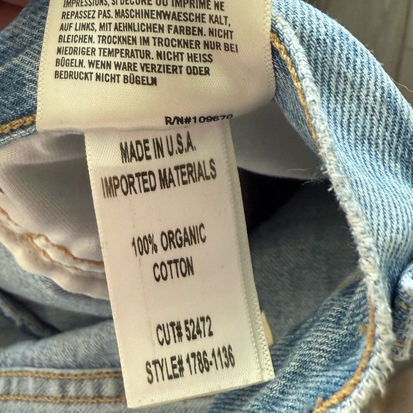 Citizens of Humanity|COH Flavia trouser Jean,straight leg•••Size 28,light wash - Picture 11 of 16